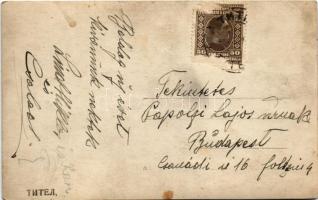 Titel, utca, kocsma / street, pub. photo (felületi sérülés / surface damage)