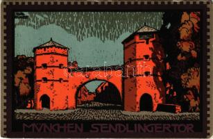München, Sedlinger Tor / gate s: Carl Kunst (Rb)