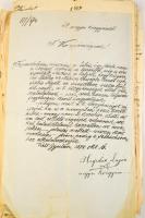 ca 1850-1900 Vegyes bírósági és egyéb okmány gyűjtemény, benne néhány okmánybélyerges irat