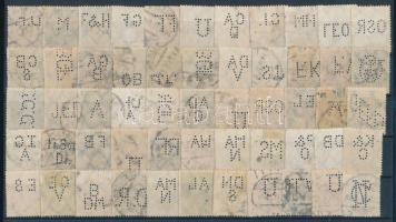 Deutsches Reich 55 db perfin bélyeg