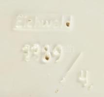 Eichwald későszecessziós virágtartó és váza, jelzett, virágtartón mázhibákkal, m: 29,5 cm