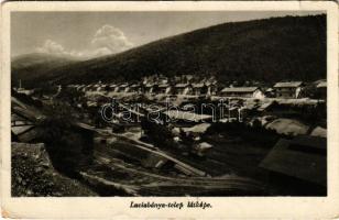 1940 Luciabánya, Lucziabánya, Luciabana (Mecenzéf, Medzev); látkép, bánya telep. Győri és Boros felvétele / general view, mine (EM)