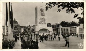 1942 Budapest XIV. Budapesti Nemzetközi Vásár, háborús vásár, Egység, Fegyelem, Munka, Győzelem + So. Stpl.