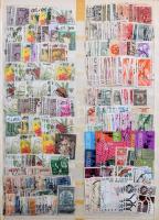 Japán, Kanada, Kuba, Mexikó, Szingapúr, Új-Zéland, USA stb., kb 13-15.000 db bélyeg régi 16 lapos na...