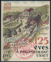 2015 125 éves a svábhegyi Fogaskerekű Vasút Svábhegy-Széchenyi-hegy szakasza