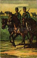 Postkarte Herausgegeben von der Stiftung der 6. Division; Graph. Werkstätten Gebr. Fretz / Swiss military art postcard s: Iwan E. Hugentobler (EK)