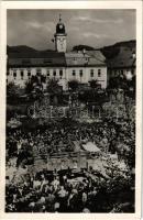 1940 Nagybánya, Baia Mare; bevonulás / entry of the Hungarian troops + "1940 Nagybánya visszatért" So. Stpl.