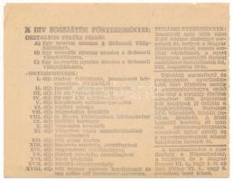 1958. "Budapesti Ipari Vásár" tárgysorsjáték sorsjegye 4Ft értékben "S sorozat" ...