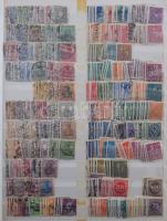 Németország több példányos készlet osztott berakólapokon, benne Reich, NDK, NSZK, zónák, megszállás, kb 10-13.000 db bélyeg