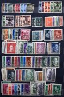 Német, Reich, megszállás és tartományi kiadások, Berlin, zónák, 12 lapos A4 berakóban