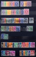 Német, Reich, megszállás és tartományi kiadások, Berlin, zónák, 12 lapos A4 berakóban