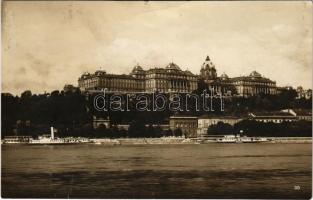 1932 Budapest I. Királyi vár, Fiume szálloda, Várbazár, RIGÓ gőzüzemű oldalkerekes személyhajó. Hafa. A képeslap feladója P. Gulácsy Irén magyar írónő (1894-1945) (szakadás / tear)