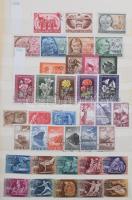 1950-1971 Magyar gyűjtemény sorokkal, kb 1962-től postatiszta, 20 lapos jó A/4 berakóban