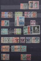 Német államok, Deutsches Reich, Danzig, Saar, zónák, megszállások gyűjtemény 12 lapos A/4 berakóban