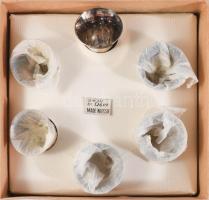 Orosz 6 részes kupicás készlet, dobozban.