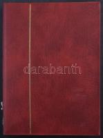 Összeállítás vegyes modern és régi külföldi bélyegekből postatisztákkal, sorokkal A4-es berakóban