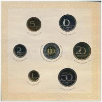 2008. 1Ft-100Ft (7xklf) + Mátyás denár Ag fantáziaverete (10g/0.999/27mm) "Reneszánsz emlékév&q...