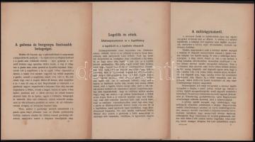 3 db mezőgazdasági témájú kiadvány: Barna Balázs: Gazdasági növények betegségei.; Szabó István: Lege...