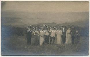 1916 Lugos, Lugoj; kiránduló társaság / group. photo (EK)