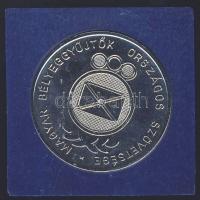 1945-1985. "Felszabadulási Jubileumi Bélyegkiállítás-Kecskemét" fém emlékplakett T:1