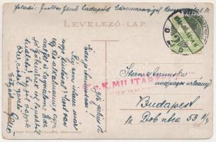 1916 Máramarossziget, Sighetu Marmatiei; Groedl villa. Benkő Miklós kiadása / villa (EM)