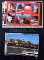 80 db MODERN magyar város képeslap, Szerencsi bonbon dobozban / 80 modern unused Hungarian town postcards in box