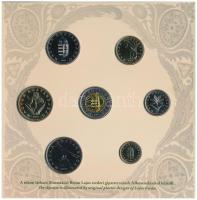 2007. 1Ft-100Ft (7xklf) forgalmi sor szettben + "Berán Lajos és a pengő" jelzett Ag emléké...