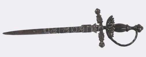 Régi kard miniatúra levélbontó, h: 16 cm