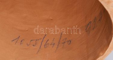 Kovács Margit (1902-1977): Lány korsóval. Festett kerámia, jelzett, hibátlan 39,5 cm /// Margit Ková...