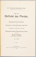Gustav Schwab: Über die Ohrfistel des Pferdes. Inaugural-Dissertation zur Erlangung der veterinär-me...