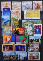 Ausztrália és környéke, sok száz modern képes bélyeg 12 lapos közepes berakóban