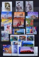 Ausztrália és környéke, sok száz modern képes bélyeg 12 lapos közepes berakóban