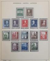 Ausztria és területek tartalmas gyűjtemény 1850-1986 sok jobb kiadással, eleinte bélyegzett, majd eg...