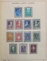 Ausztria és területek tartalmas gyűjtemény 1850-1986 sok jobb kiadással, eleinte bélyegzett, majd eg...