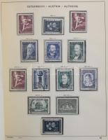 Ausztria és területek tartalmas gyűjtemény 1850-1986 sok jobb kiadással, eleinte bélyegzett, majd eg...