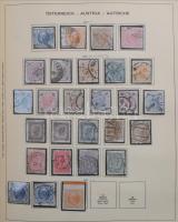Ausztria és területek tartalmas gyűjtemény 1850-1986 sok jobb kiadással, eleinte bélyegzett, majd eg...