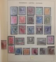 Ausztria és területek tartalmas gyűjtemény 1850-1986 sok jobb kiadással, eleinte bélyegzett, majd eg...