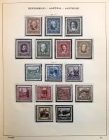 Ausztria és területek tartalmas gyűjtemény 1850-1986 sok jobb kiadással, eleinte bélyegzett, majd eg...