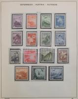 Ausztria és területek tartalmas gyűjtemény 1850-1986 sok jobb kiadással, eleinte bélyegzett, majd eg...