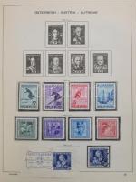 Ausztria és területek tartalmas gyűjtemény 1850-1986 sok jobb kiadással, eleinte bélyegzett, majd eg...