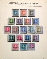 Ausztria és területek tartalmas gyűjtemény 1850-1986 sok jobb kiadással, eleinte bélyegzett, majd eg...