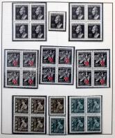 Német II. világháborús megszállás - Böhmen und Mähren special gyűjtemény rengeteg összefüggéssel, üres mezős, lemezszámos bélyegekkel albumban. Érdemes megnézni!