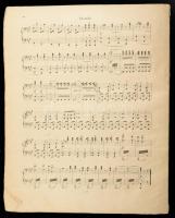 Egy nagy adag kottafüzet és kottalap. Több mint 100 db . ca 1890-1950