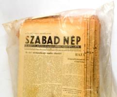 ca 1950-1956 60 db Szabad Nép újság, jó állapotban