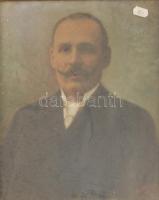 Házaspár 2 db színezett fotó dekoratív, kissé sérült keretben 24x30 cm