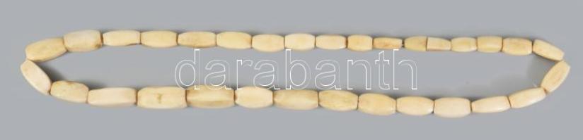 Csont nyaklánc, h. 60 cm