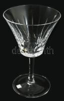 6 darab kristály konyakos pohár és 6 darab boros pohár, m: 9,5-12,5 cm