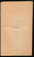 Lux Terka: Budapest. Bp., [1918], Légrády, 211+[5] p. Második kiadás. A borító Végh Gusztáv munkája....