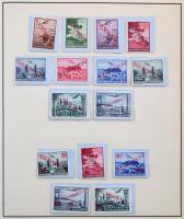 Német megszállás Szerbiában 1941-1943 Tétel több jó kiadással, magas katalógus értékű anyag, albumba...