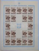 Német megszállás Szerbiában 1941-1943 Tétel több jó kiadással, magas katalógus értékű anyag, albumba...